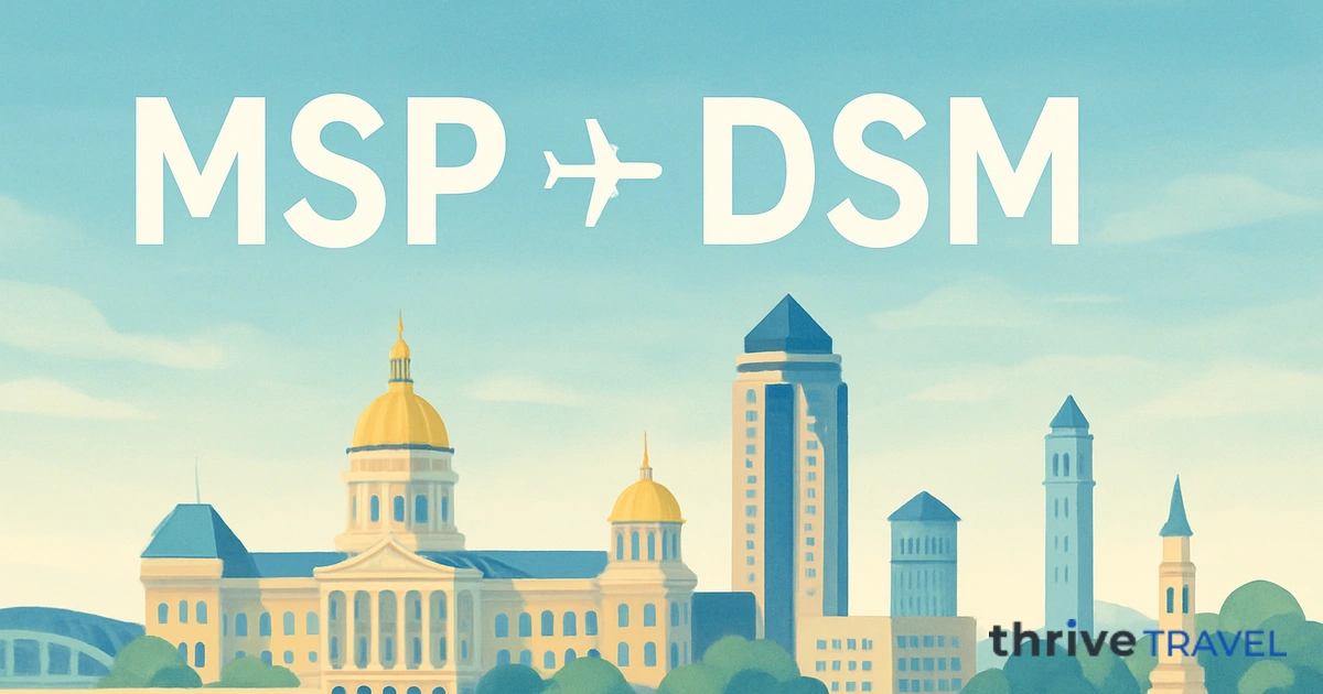 Minneapolis to Des Moines