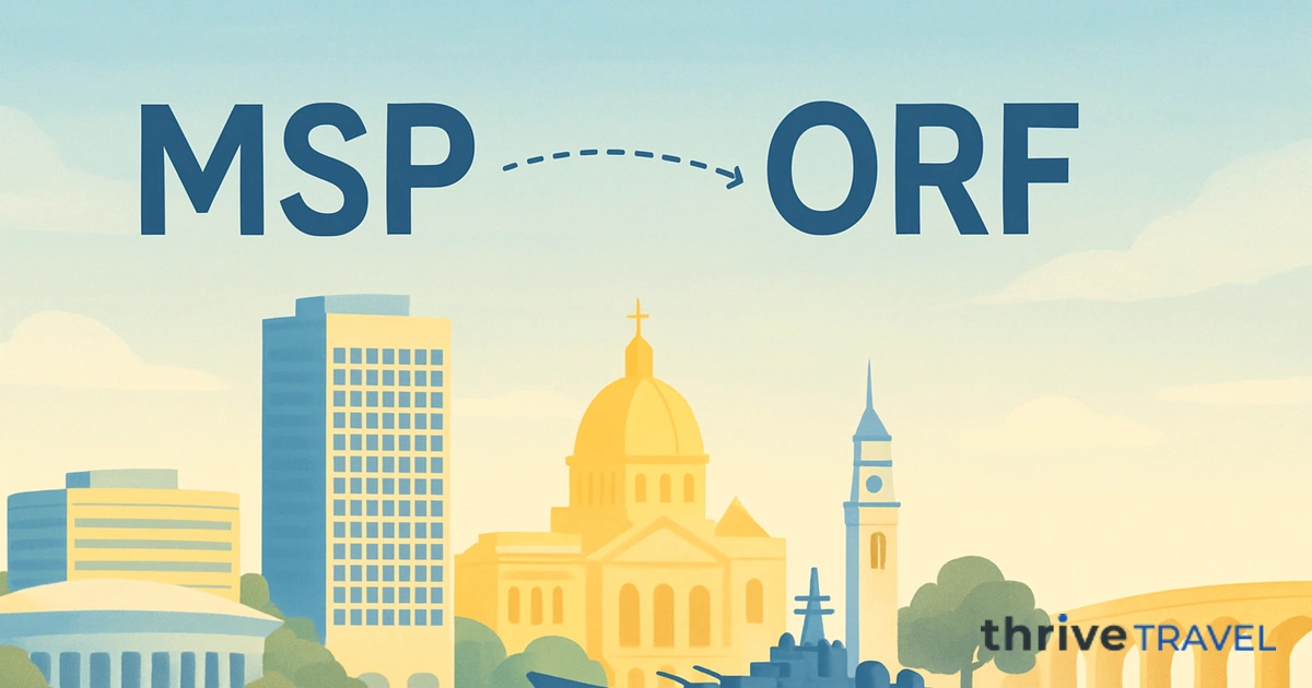 Minneapolis to Norfolk