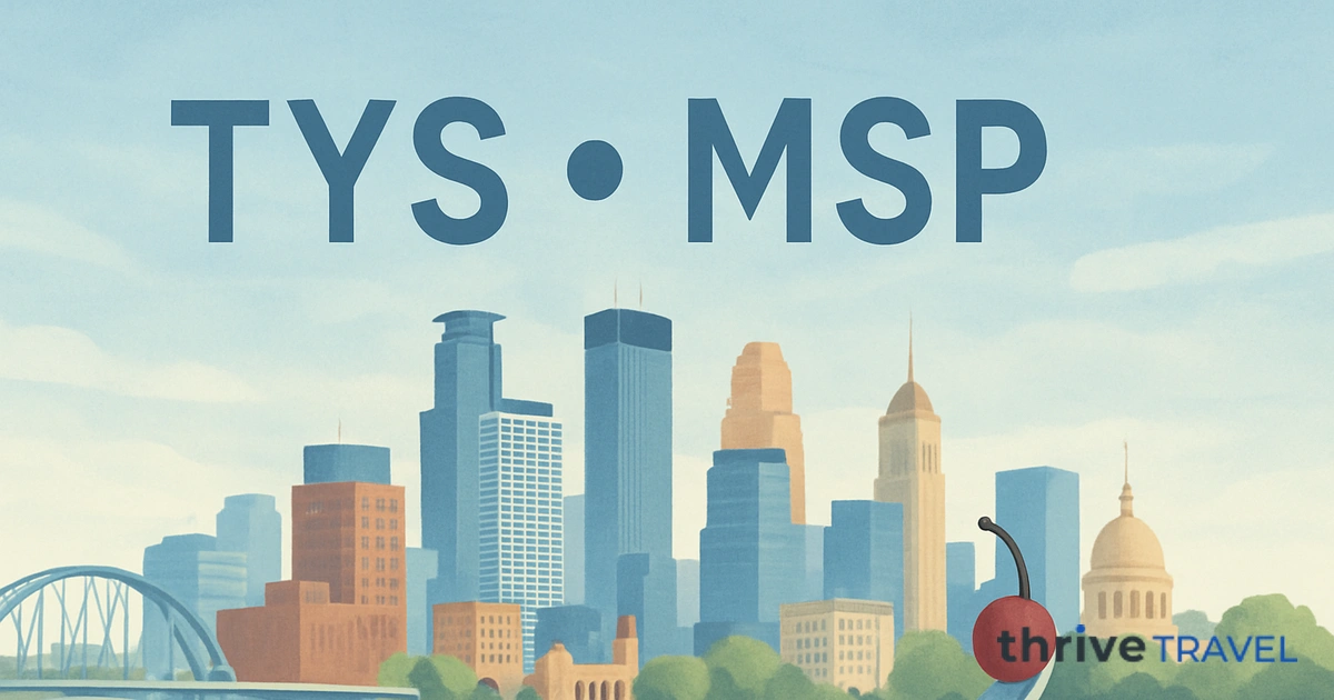 Knoxville to Minneapolis