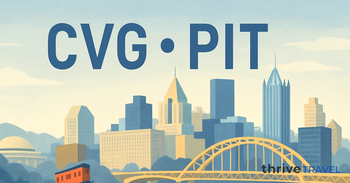 Cincinnati to Pittsburgh