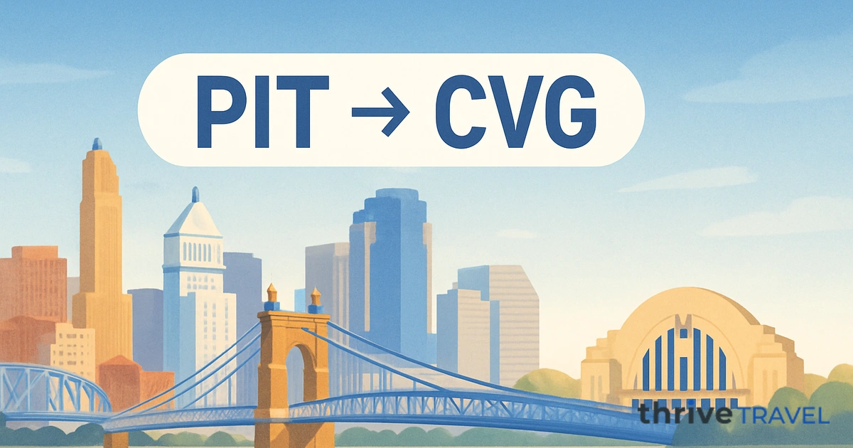 Pittsburgh to Cincinnati