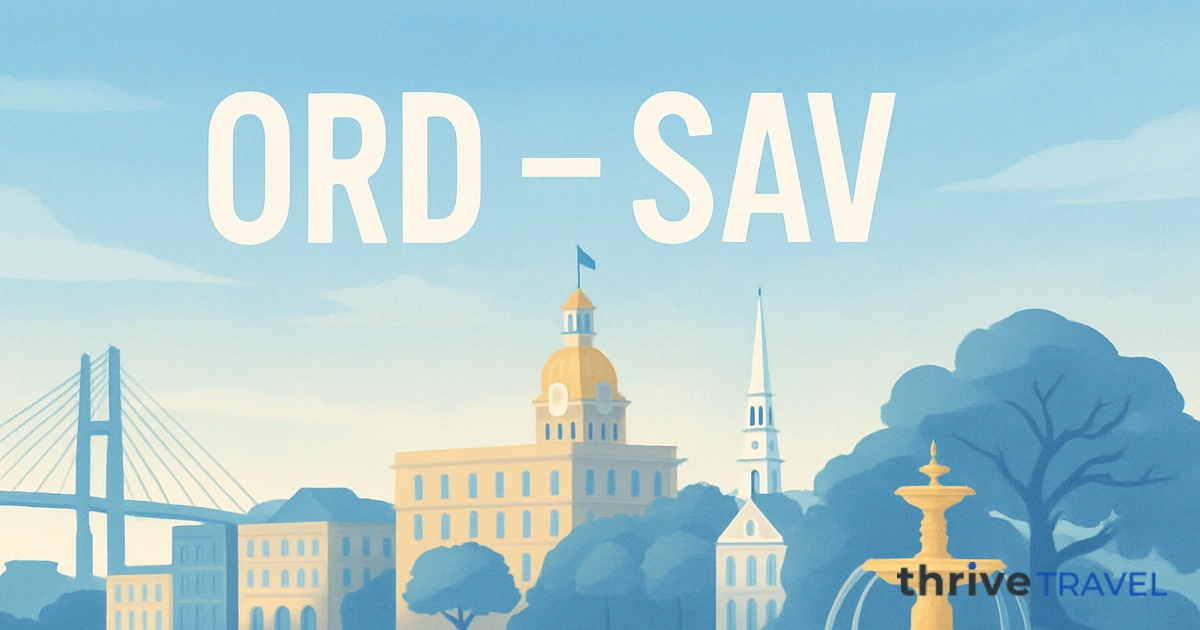 Chicago to Savannah