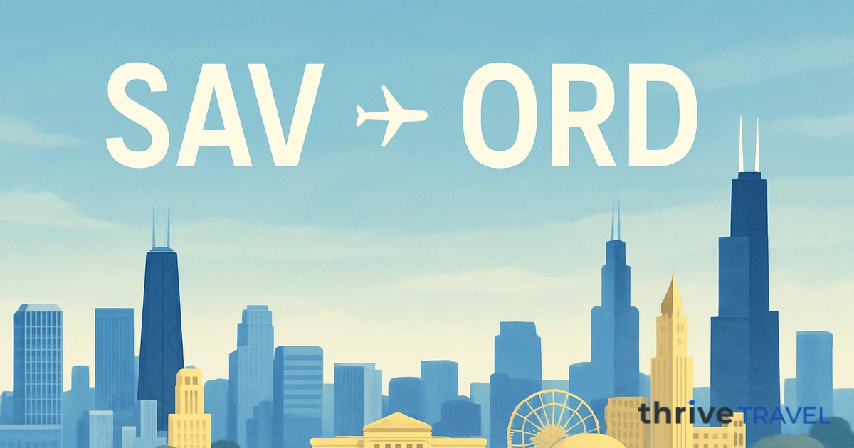 Savannah to Chicago