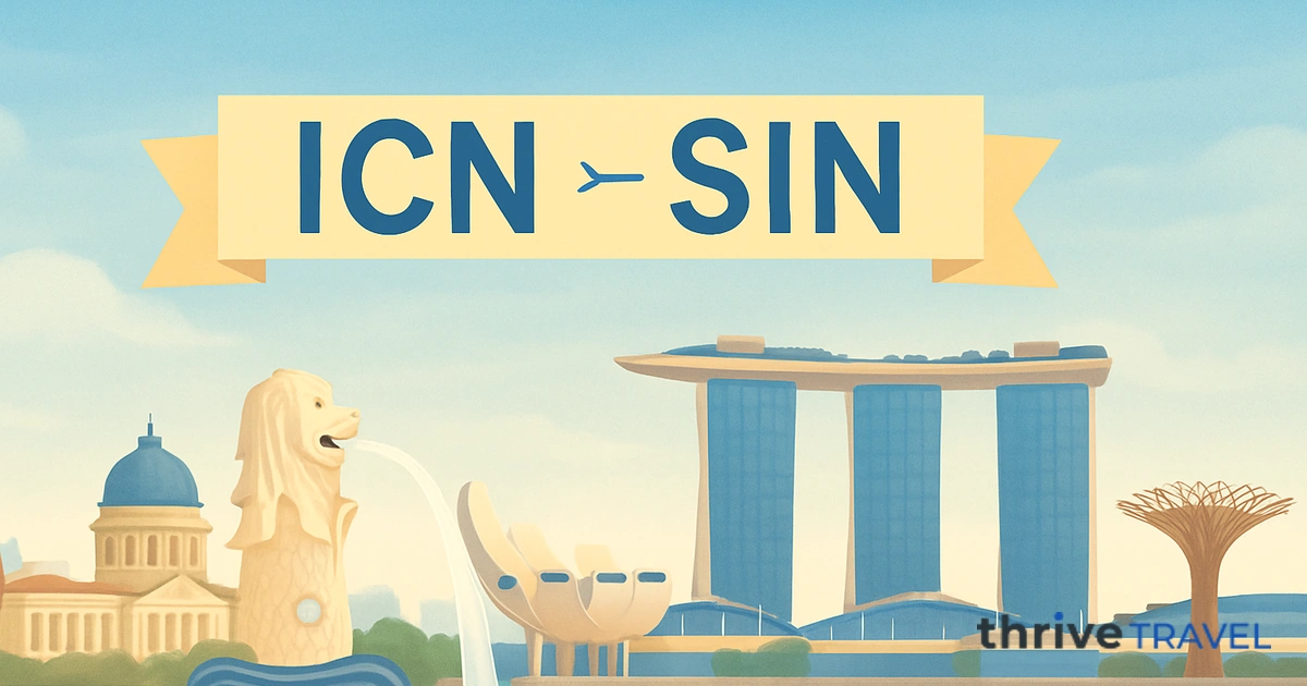 Seoul to Singapore