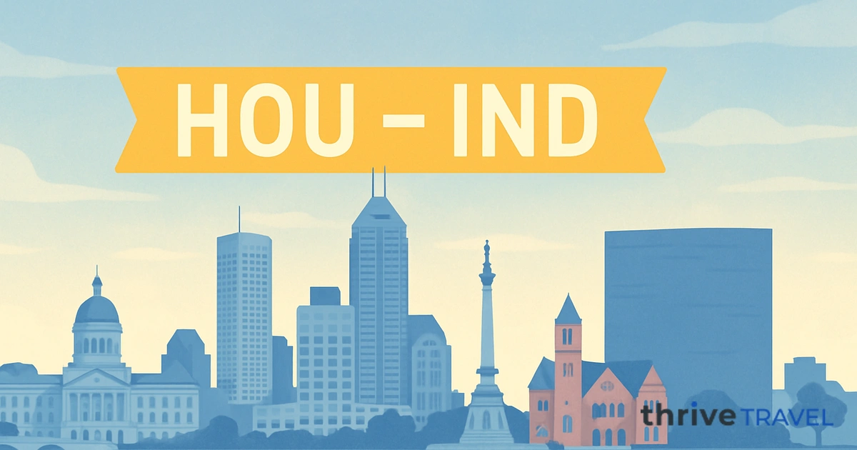 Houston to Indianapolis