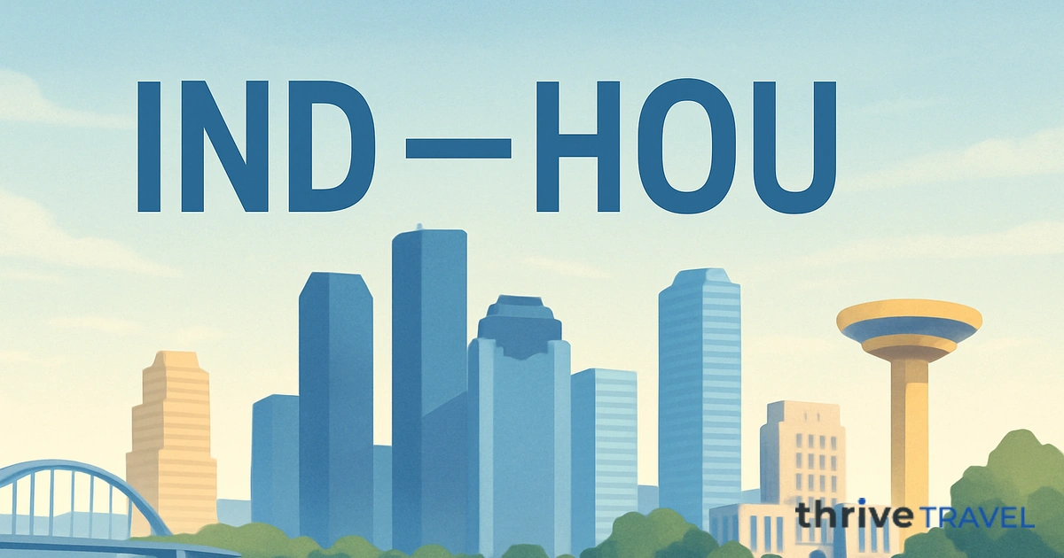 Indianapolis to Houston