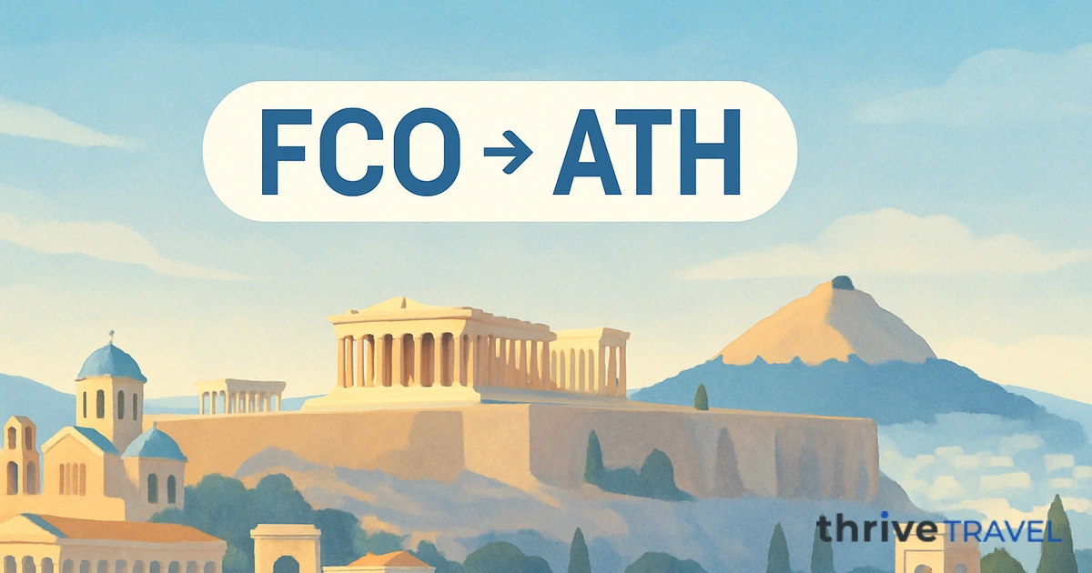 Rome to Athens
