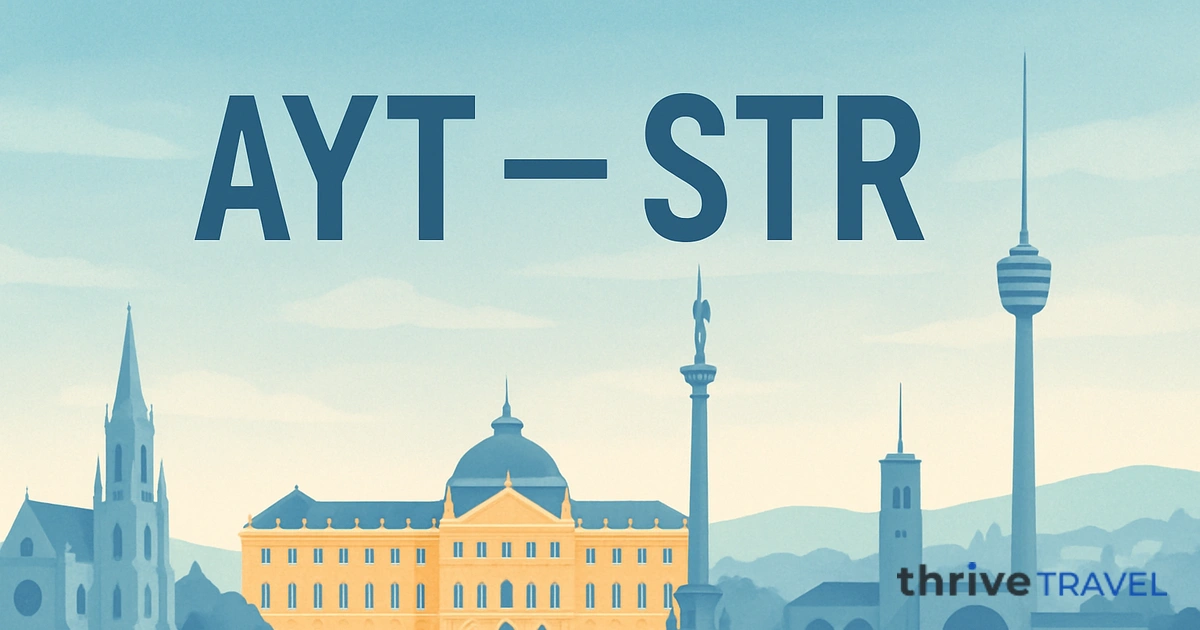 Antalya to Stuttgart