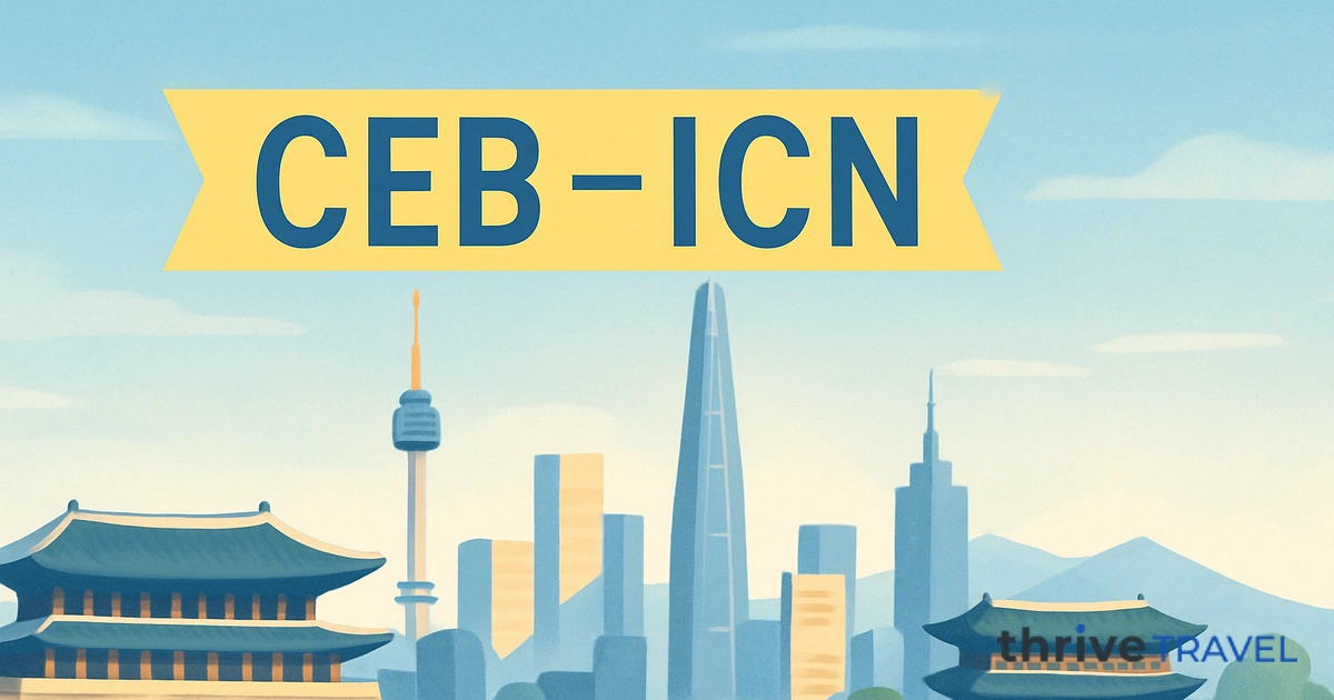 Cebu to Seoul