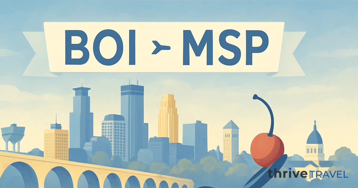 Boise to Minneapolis