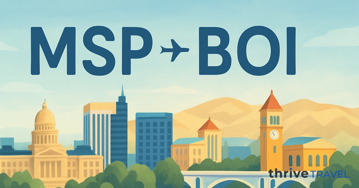 Minneapolis to Boise