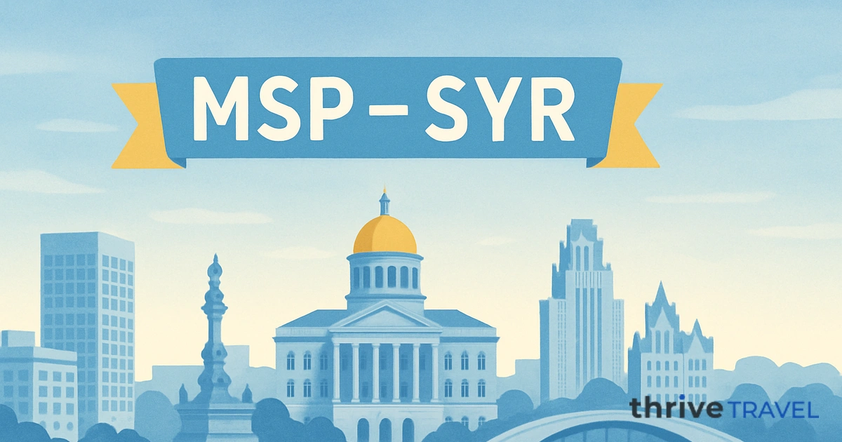 Minneapolis to Syracuse