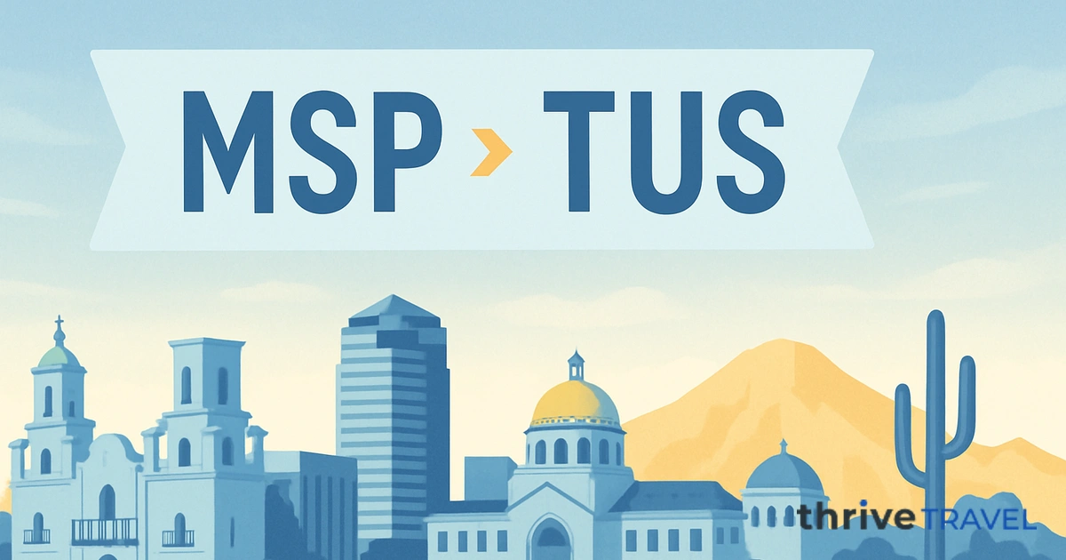 Minneapolis to Tucson
