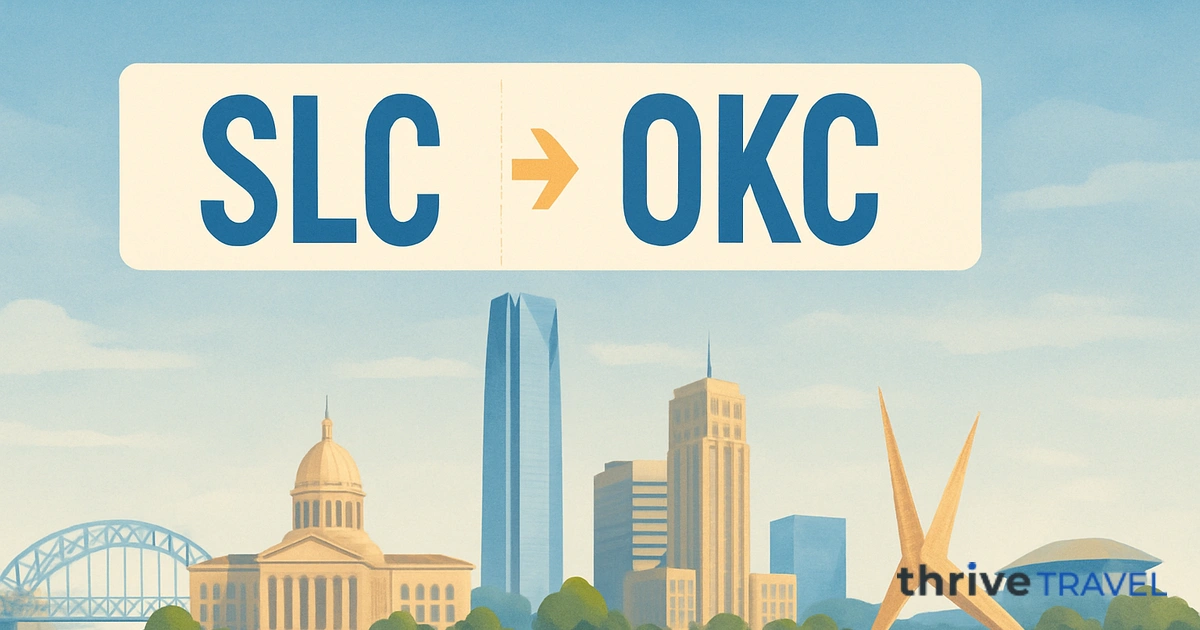 Salt Lake City to Oklahoma City