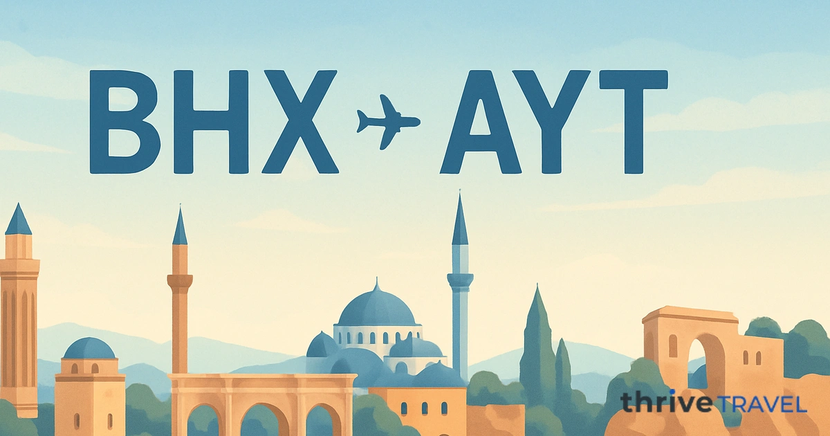 Birmingham to Antalya