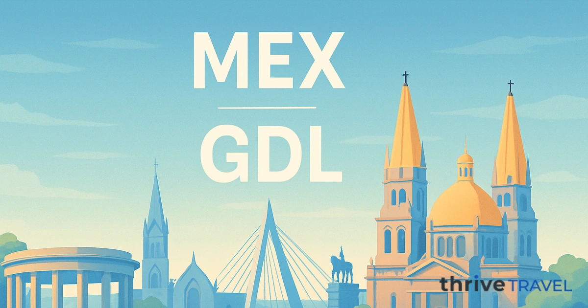 Mexico City to Guadalajara