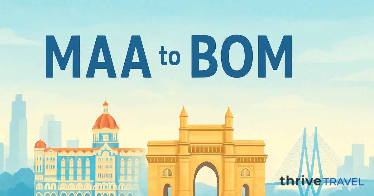Chennai to Mumbai