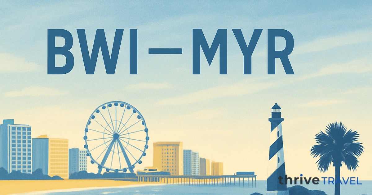 Baltimore to Myrtle Beach