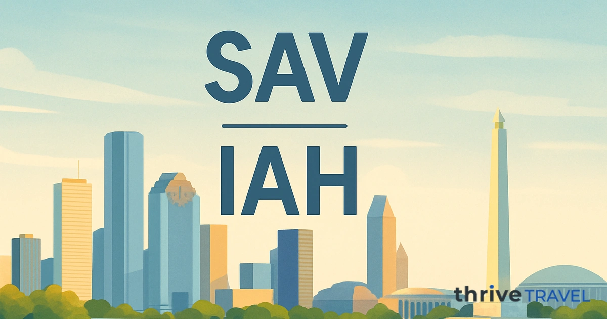 Savannah to Houston