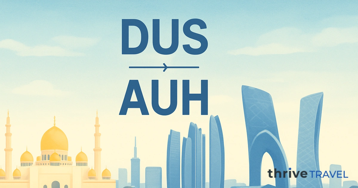Düsseldorf to Abu Dhabi