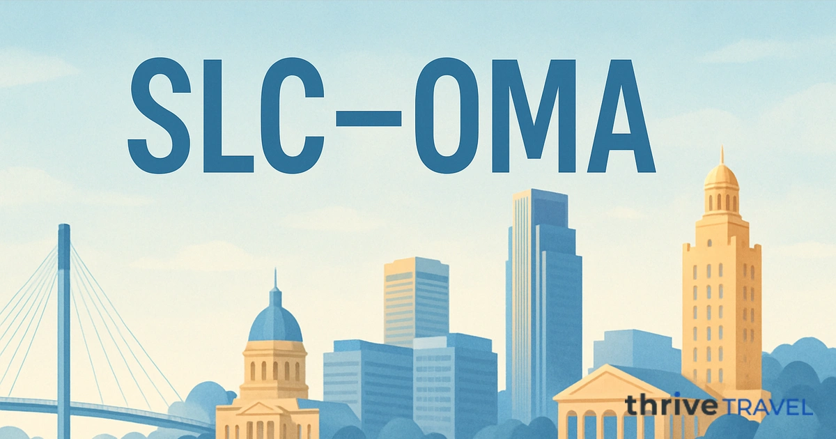 Salt Lake City to Omaha