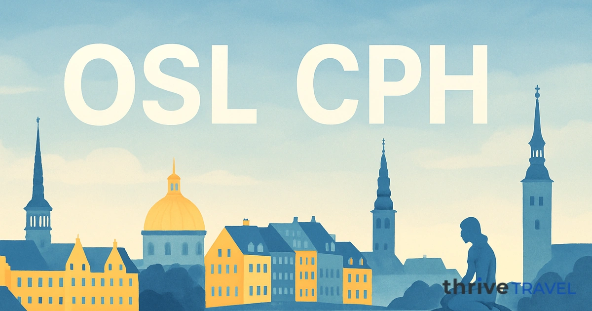 Oslo to Copenhagen