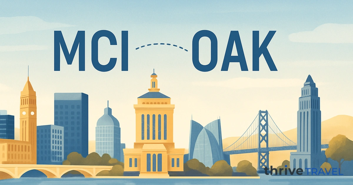 Kansas City to Oakland