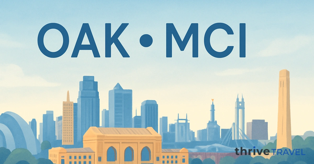 Oakland to Kansas City