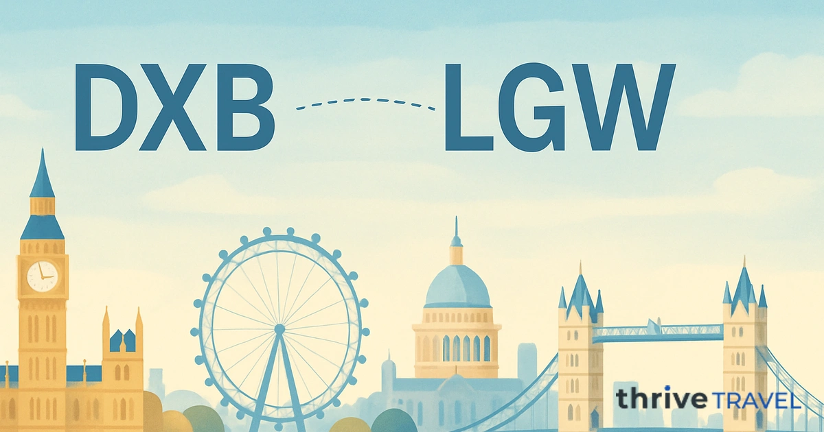 Dubai to London