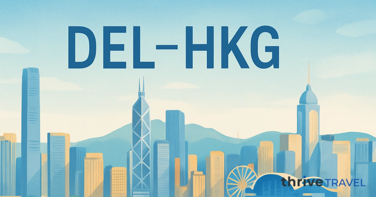 Delhi to Hong Kong