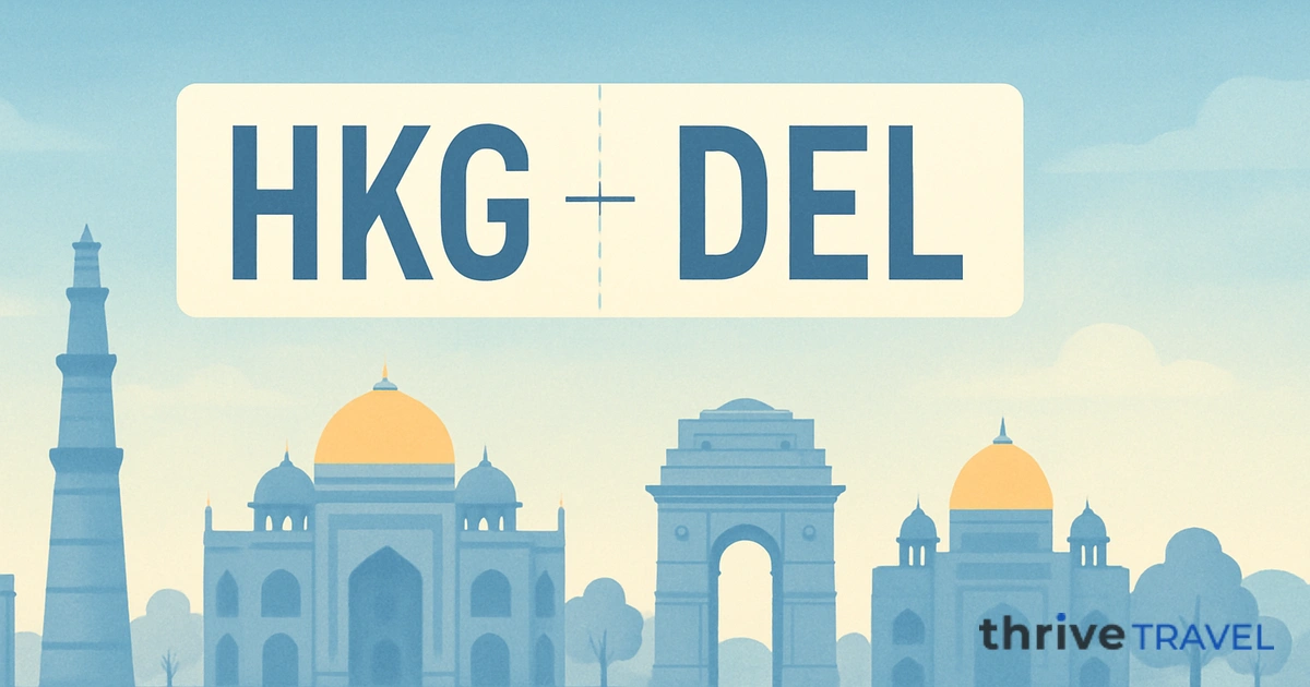 Hong Kong to Delhi