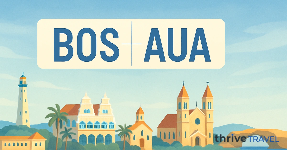 Boston to Aruba