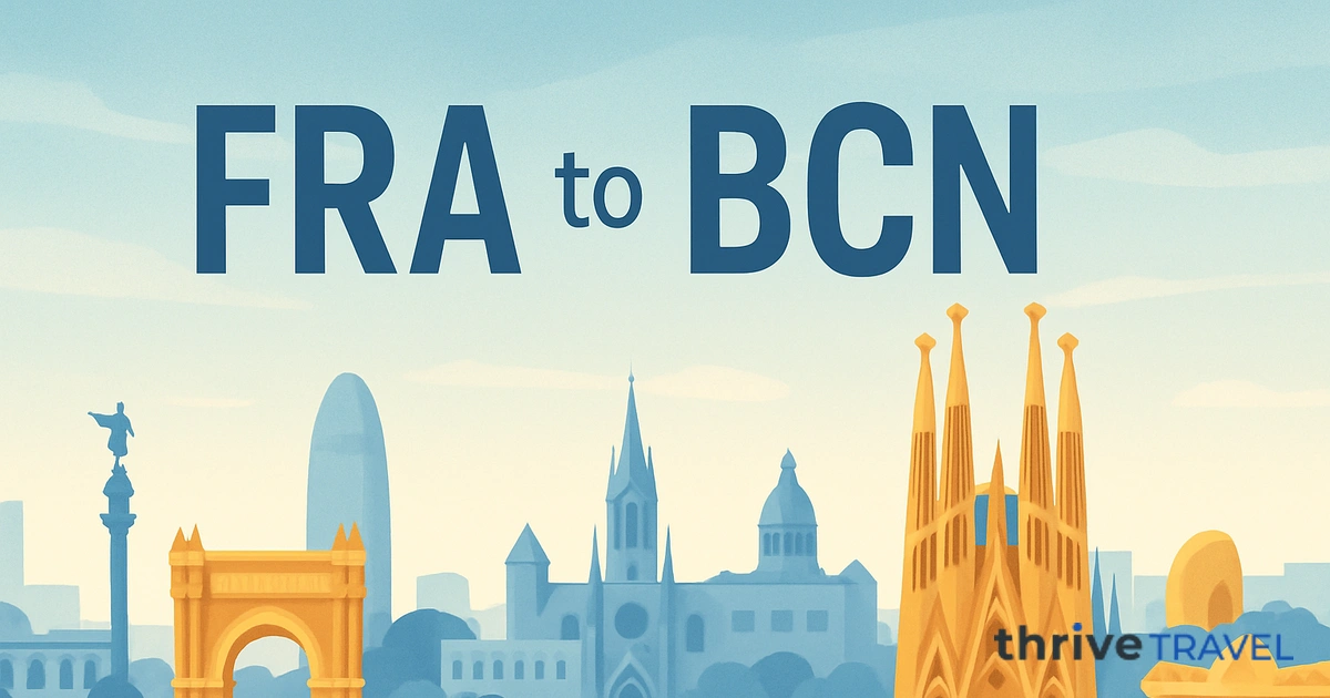 Frankfurt to Barcelona