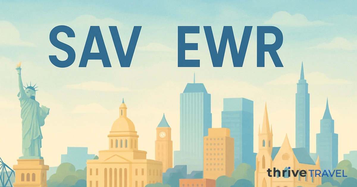 Savannah to Newark