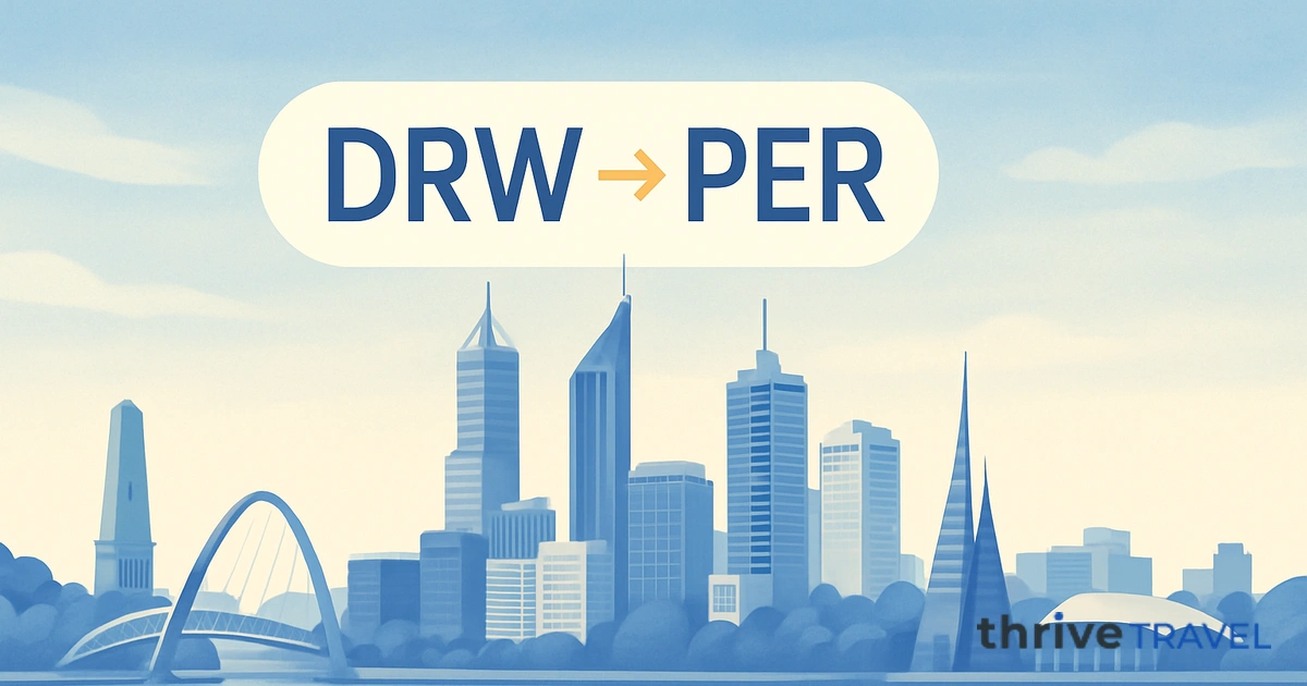 Darwin to Perth