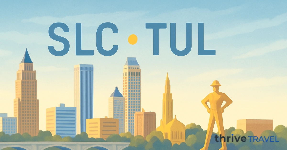 Salt Lake City to Tulsa