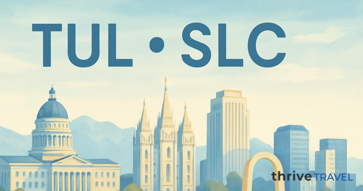 Tulsa to Salt Lake City