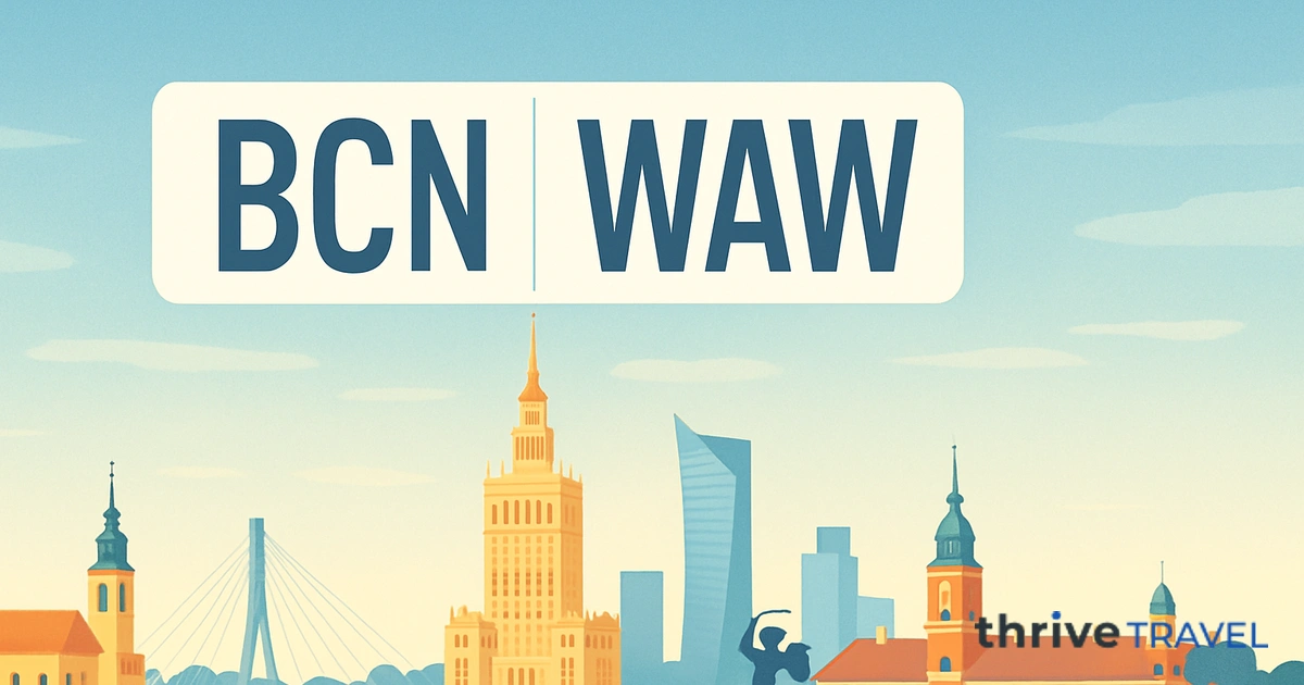 Barcelona to Warsaw