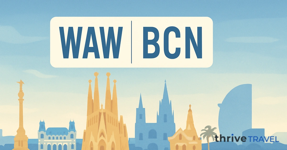 Warsaw to Barcelona