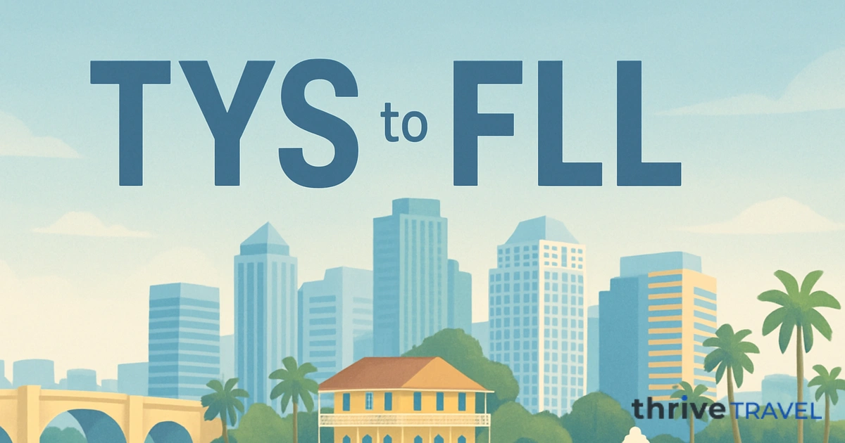 Knoxville to Fort Lauderdale