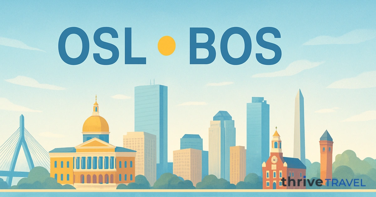 Oslo to Boston