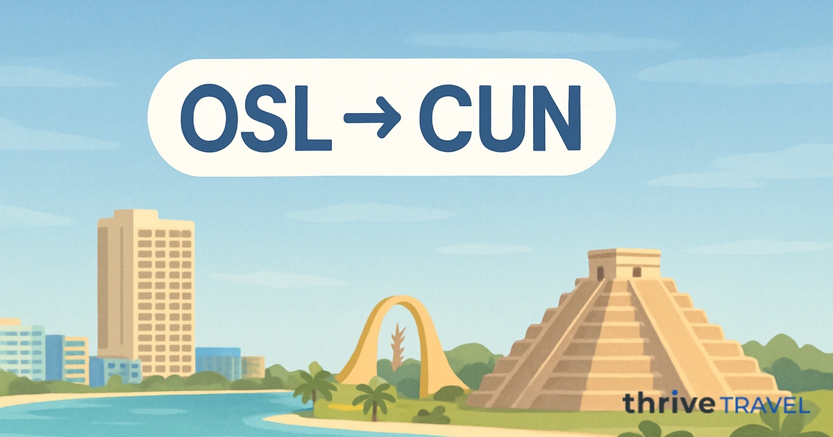 Oslo to Cancún