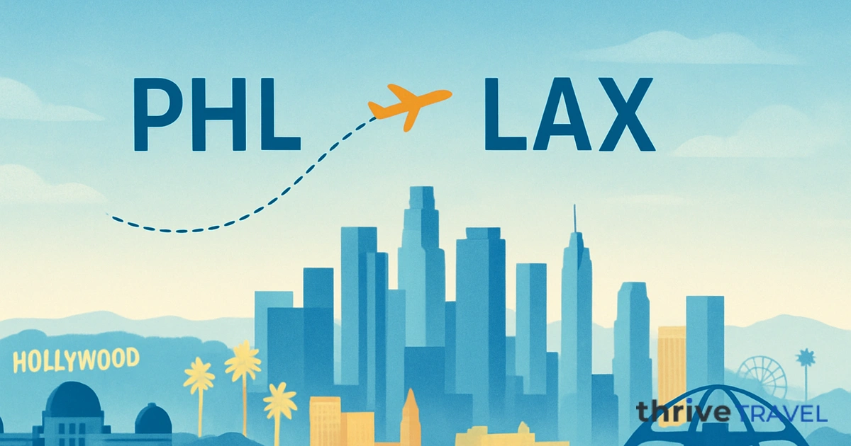Philadelphia to Los Angeles