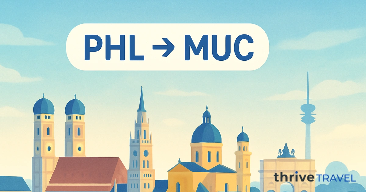 Philadelphia to Munich