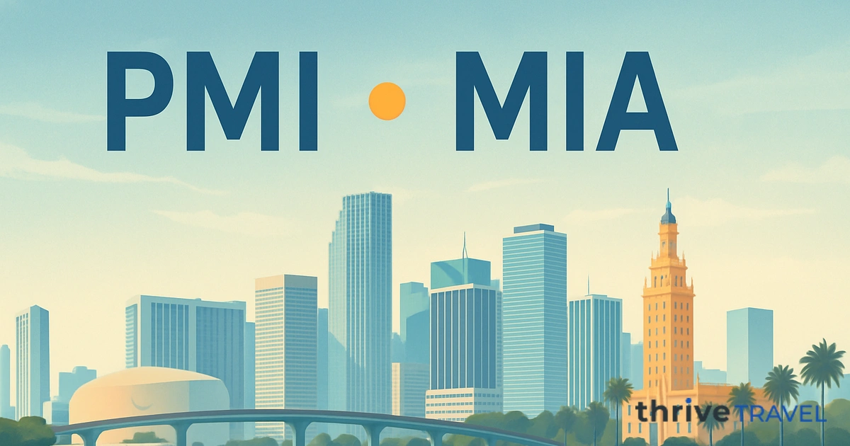Palma de Mallorca to Miami