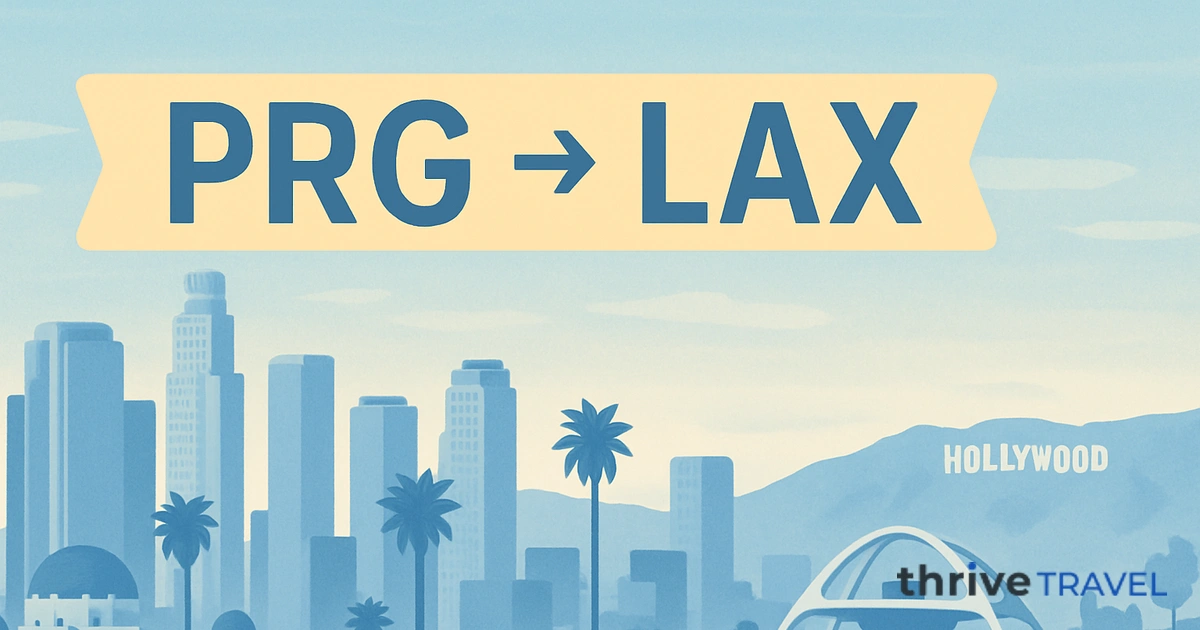 Prague to Los Angeles