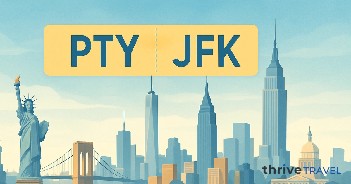 Panama City to New York