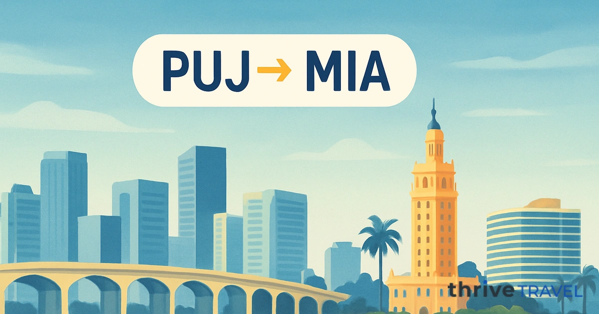 Punta Cana to Miami