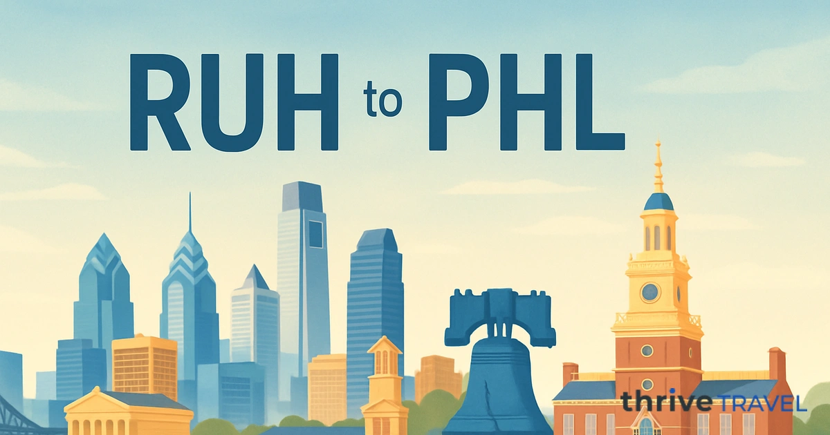 Riyadh to Philadelphia