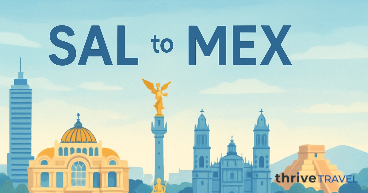 San Salvador to Mexico City